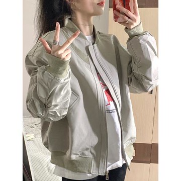 ma1飛行員夾克男春秋設計感短款工裝外套2024秋美式棒球服