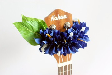 尤克里里专用的缎带饰品 烏克麗麗 尤克里里背带 九重葛 吉他吊飾