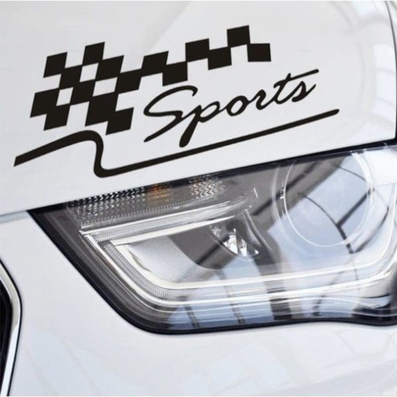 カーステッカー デカール 転写式 車用ステッカー ボディステッカー チェック 英字 Sports 全車ステッカー カッティングステッカー 自動車用 車 通販 Lineポイント最大0 5 Get Lineショッピング