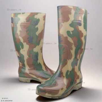 三耐高筒雨鞋男迷彩A高檔雨靴防滑速幹膠鞋輕便水鞋男長筒雨鞋