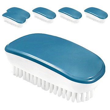 咪咪購物 多功能衣物清潔刷  藍色  6個