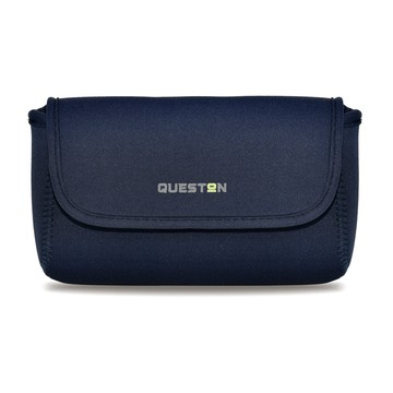 【QUESToN】Neoprene 防潑水電源收納包／多功能收納包／大／深藍