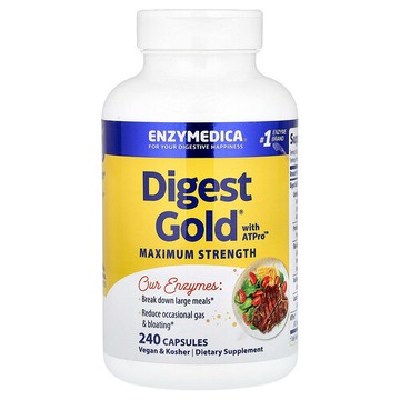 Enzymedica, Digest Gold（含 ATPro），240 粒