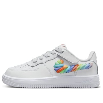 (PS) Nike Force 1 Low LV8 EasyOn 'Rainbow Lace Swoosh'