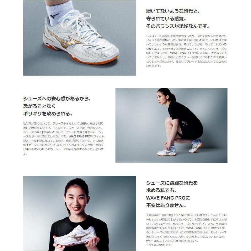 ミズノ mizuno バドミントンシューズ メンズ レディース ジュニア バドミントン シューズ 靴 体育館 インドア 屋内 ウエーブファング PRO  71GA2100 LINEショッピング