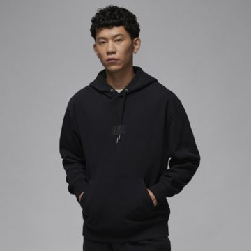 NIKE 長袖上衣 男款 帽T 運動 喬丹 AS M J FLT FLC PO 黑 FV7248-010