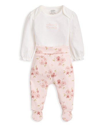 花雨花香-長袖套裝9-12m