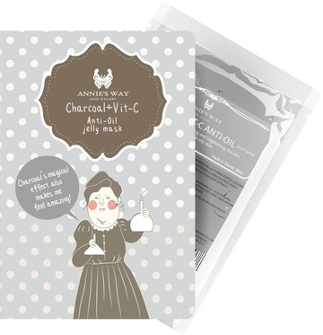 【 謝曬皮聯名 】炭元素瓷淨果凍面膜 40ml