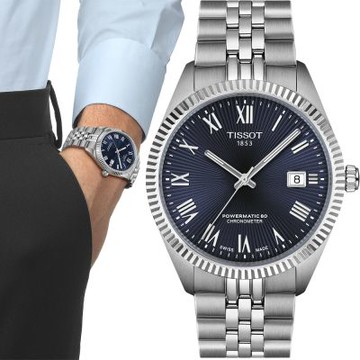 TISSOT 天梭 官方授權 T156.408.11.043.00 Ballade COSC 天文台認證機械錶 1212購物節 送禮推薦-39mm T1564081104300