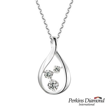 鑽石項鍊 PERKINS 伯金仕 Drop系列 0.07克拉項墜