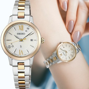 SEIKO 精工 LUKIA 插畫家聯名 限量 星月夜 太陽能電波白蝶貝鑽石女錶(SSVW242J/1B32-0BG0KS)