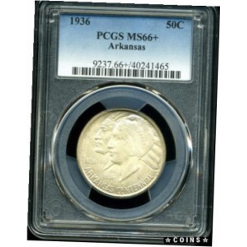 アンティークコイン 1936 50C Arkansas Commemorative Half Dollar