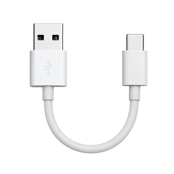 華為適用 25cm短版 3A USB-A to Type-C充電線 - 行動電源適用 (袋裝)