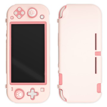JAMMON Nintendo Switch Lite 專用 馬卡龍 硬殼 全包覆保護殼 套組  1組  LTC01-PK  粉紅色