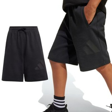 Adidas J Fi Logo Short 大童 童裝 黑色 運動 休閒 短褲 JI6266