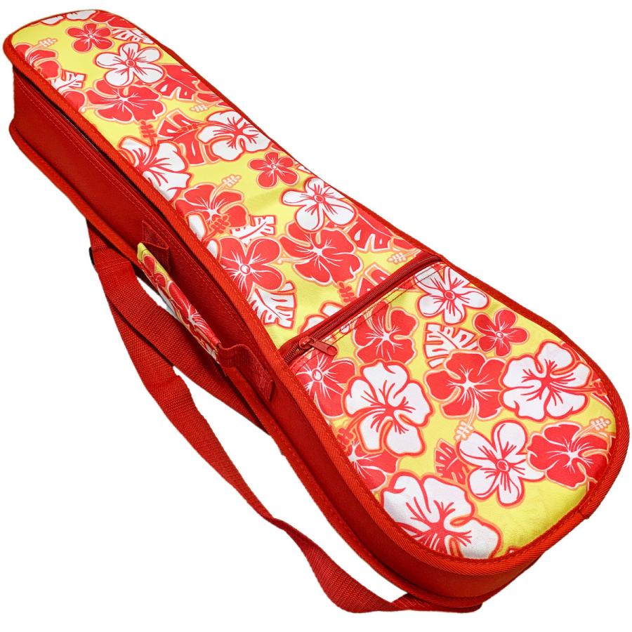 オルカス コンサートウクレレ用 花柄ソフトケース ORCAS CONCERT UKULELE CASE Flower OUFL-2