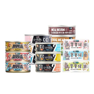 【蝦皮直營】怪獸部落 貓族小怪獸 主食罐/寶寶罐/開胃罐 無膠 寵物 貓咪 貓 罐頭 貓罐 貓食 現貨