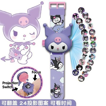 【臺灣-出貨】玲娜貝兒帕恰狗投影手錶幼兒園男女小朋友卡通電子發光兒童玩具表