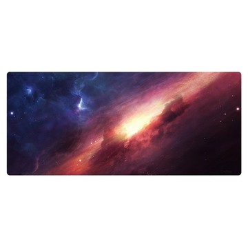 超大遊戲滑鼠墊 防滑橡膠底面 舒適觸感  星雲  1個