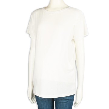 akachan honpo - 短袖哺乳T恤-吸水速乾-白色