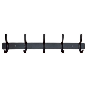 UdiLife 優的生活大師 L型5勾掛架 不鏽鋼材質 防水防潮  霧黑色  1個