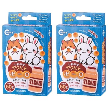 野村美樂 小動物乳酸菌乳球蛋酥 寶寶零食/動物造型  乳酸菌  60g  2入