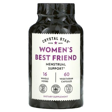 Crystal Star, 女性摯友生理期幫助素食膠囊，60 粒裝
