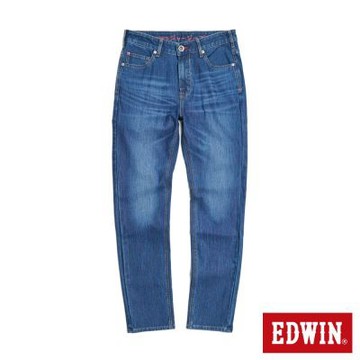 EDWIN 男裝 加大碼 JERSEYS 迦績 自然修身窄管丹寧直筒褲-石洗綠