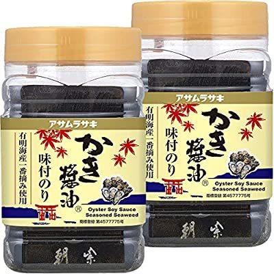 アサムラサキ かき醤油味付のり 8切60枚×2個