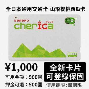 山形櫻桃西瓜卡 Yamako cherica｜Suica日本交通卡 山形 銀山溫泉 正版售後 🎫｜23