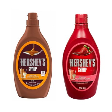 Hershey's 草莓風味糖漿 / 焦糖風味糖漿 623g 草莓糖漿 甜點糖漿 焦糖糖漿 鬆餅糖漿 冰淇淋糖漿