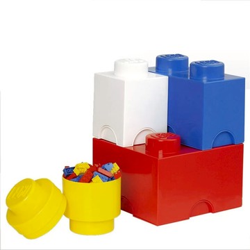 LEGO樂高綜合收納盒-四合一組合 (多款可選) 黑/白/灰/深灰