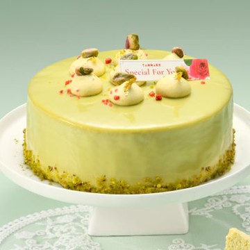 亞尼克蛋糕-開心果覆盆莓6吋