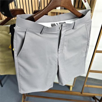 男裝休閑褲男短褲 夏季褲子 商務通勤五分褲 純色直筒薄款 百搭