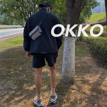 OKKO周邊韓版外套運動防風夾克男女騎行夾克薄款情侶裝運動百搭男