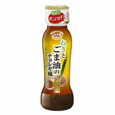 エスエスケイフーズ SSKねぎとごま油のチョレギ風ドレッシング 160ml×4個