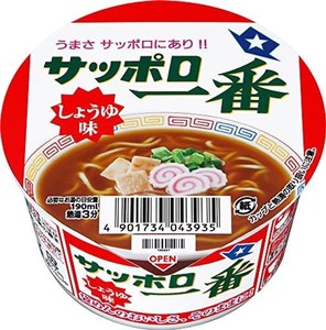 サッポロ一番 しょうゆ味 ミニどんぶり 42G×12個