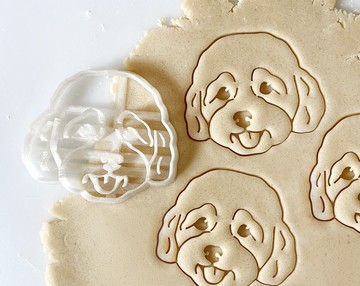 貴賓犬迷你塗鴉餅乾模具