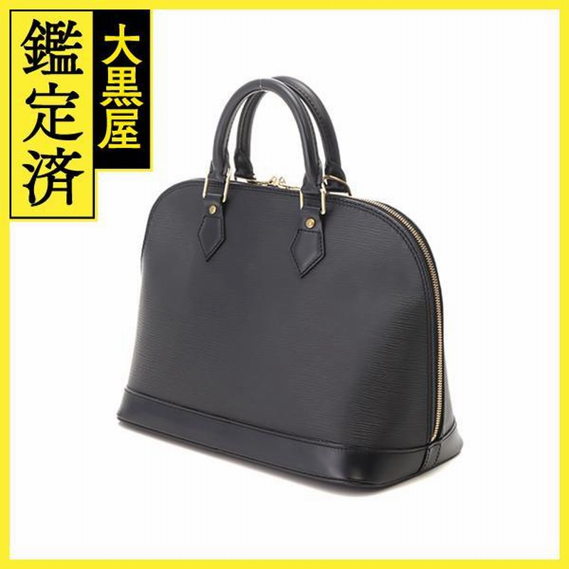 ルイヴィトン アルマ エピ 可愛らしく 黒 ノワール ハンドバッグ