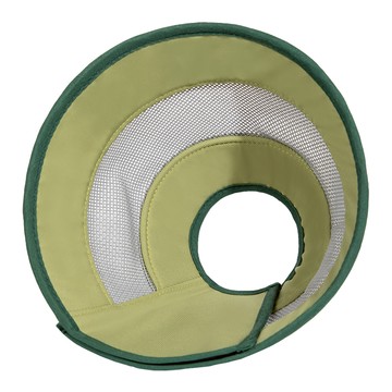 Hidream 寵物網格伊莉莎白頸圈 防舔咬 防抓 3D透氣網格  S  抹茶綠  1個