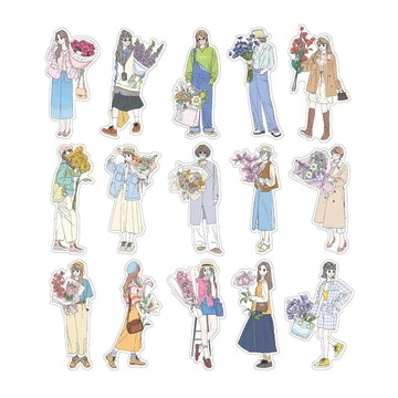 德德小品集 心動女孩貼紙包  快樂小幸事  1組