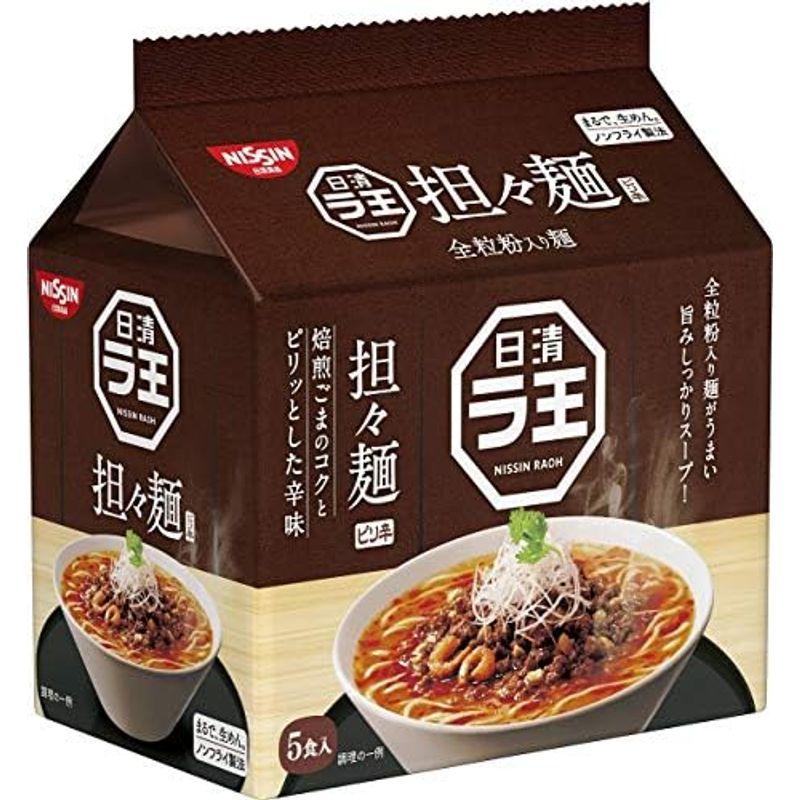 日清食品 ラ王 担々麺 5食パック 475g×6パック (ラーメン 食品 袋麺)