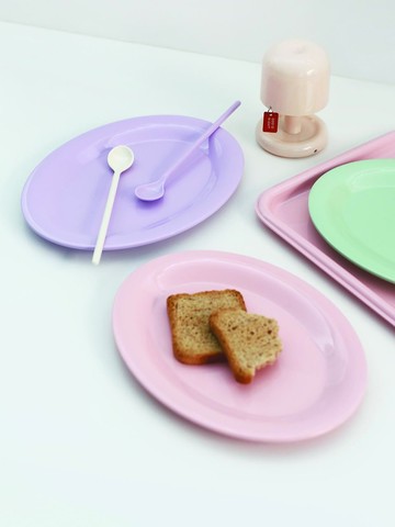 Macaron Oval Plate (6 colors)