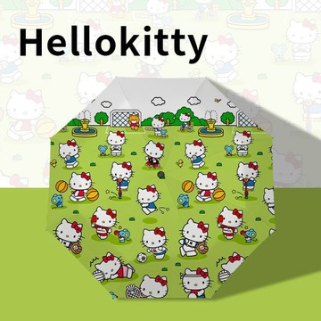 晴雨傘🎀 hellokitty可愛折疊全自動雨傘晴雨學生兩用遮陽防曬紫外線太陽傘