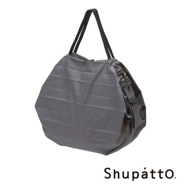 【Shupatto】燈籠型素色秒收環保啪啪包-中-鐵灰 (SH-S467SU-XAA1)