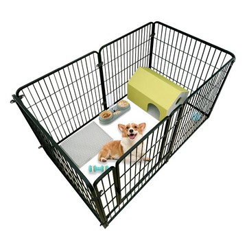 寵物圍欄 悅BU 室內可組裝寵物圍欄 家用狗狗柵欄 中小型犬隔離圍籠 自由拼接防逃寵物活動區-140*70*80CM