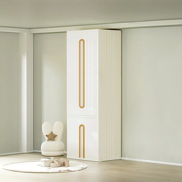 60面寬行雲輕奢風三層衣櫃(附3掛衣桿+20支兒童衣架)-DIY 單一規格