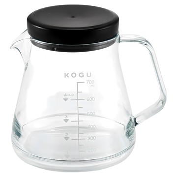 SHIMOMURA 下村 KOGU Tritan可微波耐熱咖啡壺 附刻度  700ml  1個  15 x 13.7cm