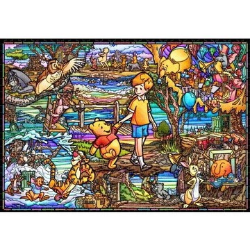【震撼精品百貨】小熊維尼 Winnie the Pooh ~日本迪士尼 小熊維尼彩繪藝術拼圖500片*93628