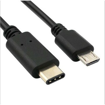 [5少量現貨] USB Type-C 轉 Micro USB公 充電線傳輸線 1米 USB 3.1 數據線 黑色 1m Android (PP3)K61